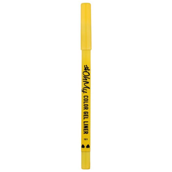 Creion pentru ochi Lamel OH MY COLOR GEL EYE LINER  / Yellow photo 1