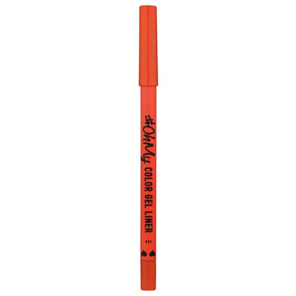 Creion pentru ochi Lamel OH MY COLOR GEL EYE LINER  / Orange photo 1