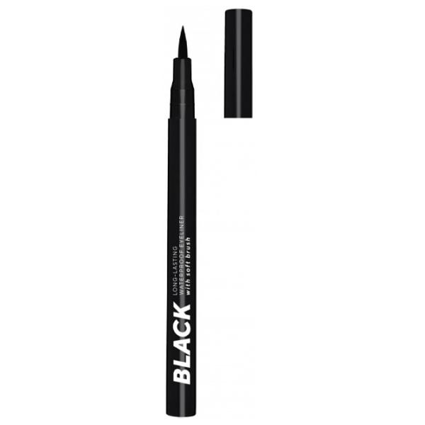 Подводка для глаз Lamel EYELINER WITH SOFT BRUSH 0.0006л / Черный photo 1