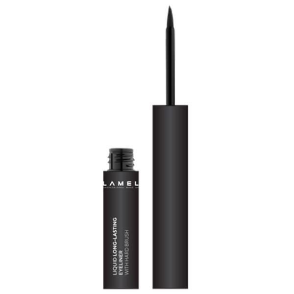 Eyeliner pentru ochi Lamel PROFESSIONAL EYELINER LIQUID WITH HARD BRUSH 0.0016l / Black photo 1