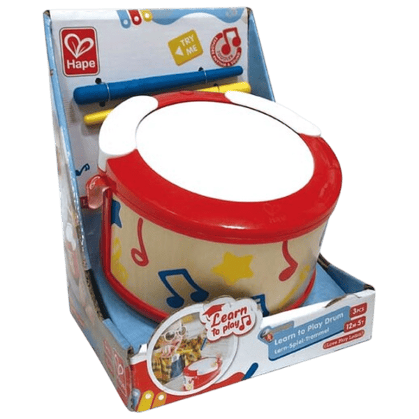 Барабан Hape Learn to play 3 года / Красный photo 2