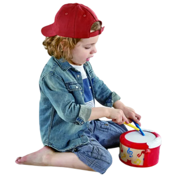 Барабан Hape Learn to play 3 года / Красный photo 3