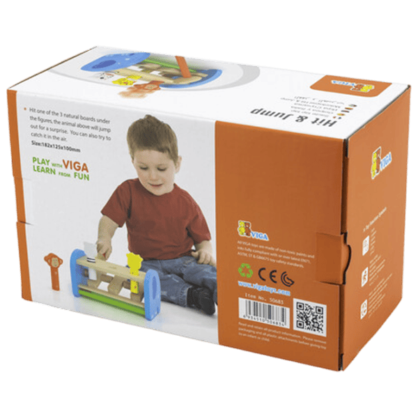 Joc educativ VIGA Animals Hit & Jump 50683 1.5+ / Multicolor photo 3