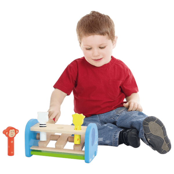 Joc educativ VIGA Animals Hit & Jump 50683 1.5+ / Multicolor photo 4