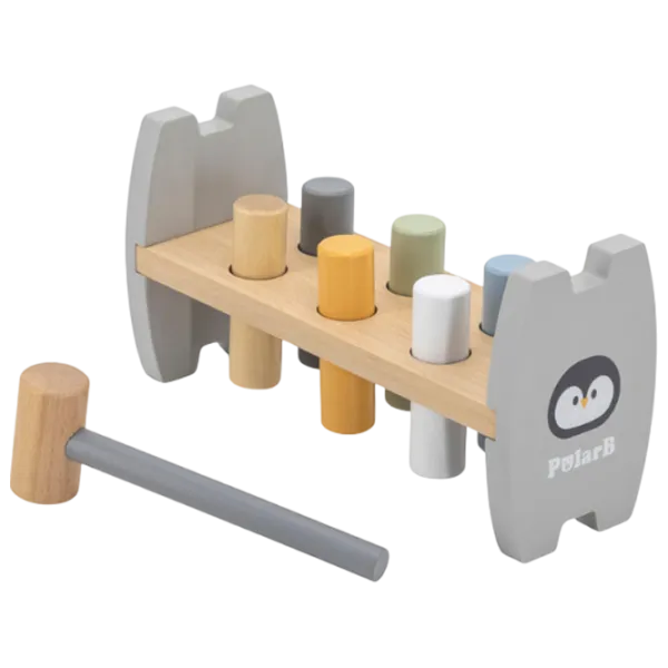 Joc educativ VIGA PolarB Pounding Bench 44207  1+ / Gray photo 4