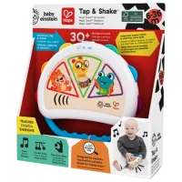 Tamburina Hape Tap & Shake 6 luni / White photo 3
