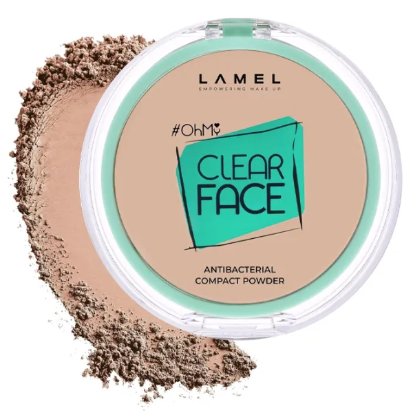 Pudră pentru față Lamel OH MY CLEAR FACE  6 g / Dark Beige photo 1