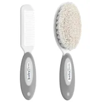 Pieptene și perie BabyJem Natural Gray / Plastic