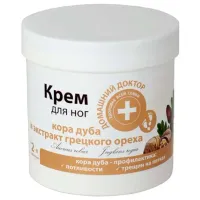 Крем для ног Dom.Doctor Дубовая кора - Экстракт грецкого ореха 0.25л