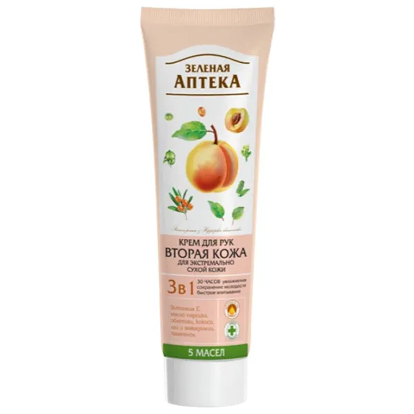 Creme de mâini ЗЕЛЁНАЯ АПТЕКА A doua piele 0.1л / Все типы photo 1