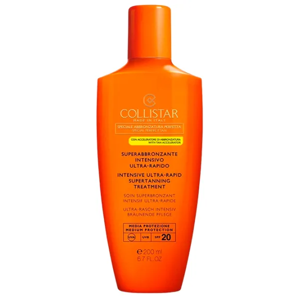 Loțiune de protecție solară Collistar Intensive Ultra-Rapid Supertanning Orange / 0.2l photo 1