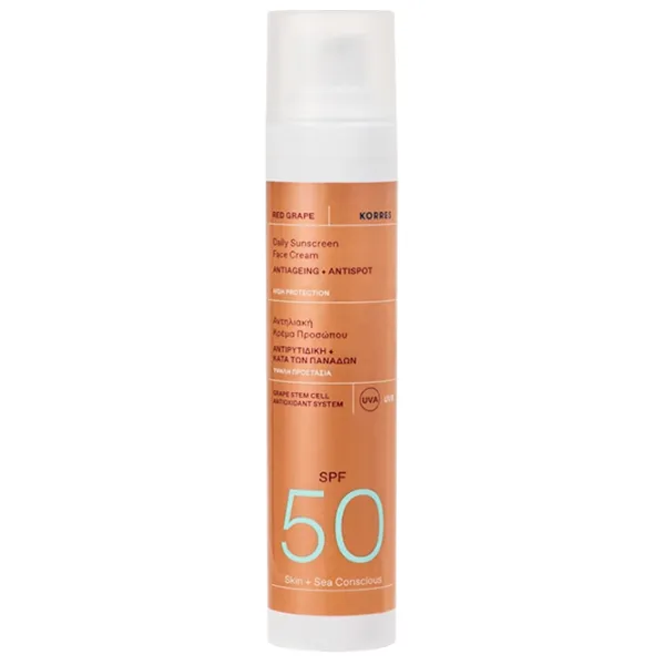 Солнцезащитный спрей KORRES Sheer Glow Sunscreen Red Grape Коричневый / 0.05л photo 1