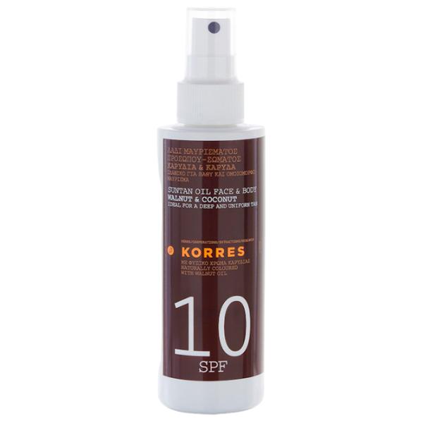 Spray de protecție solară KORRES Sunscreen Body Walnut + Coconut Brown / 0.15l photo 1