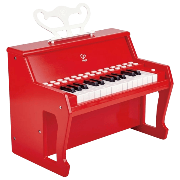 Pian pentru copii Hape E0628 37 clape  / Red photo 1