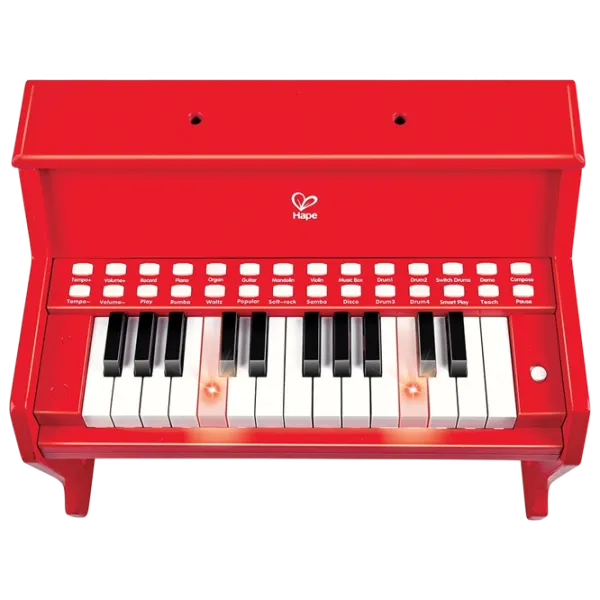 Pian pentru copii Hape E0628 37 clape  / Red photo 2