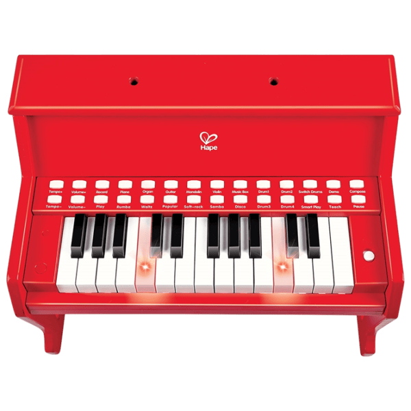 Pian pentru copii Hape E0628 37 clape  / Red photo 2
