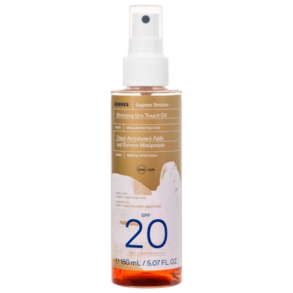 Spray de protecție solară KORRES Aegean Bronze Transparent / 0.15l photo 1