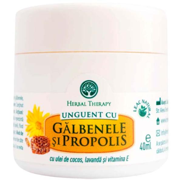Unguent Herbal Therapy Gălbenele și Propolis  White / 0.04l photo 1