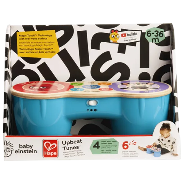 Барабан Hape Upbeat Tunes 12 месяцев / Синий photo 5