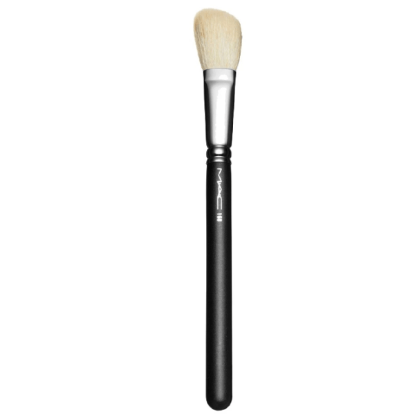 Pensulă de machiaj MAC 168S  White / 1 photo 1