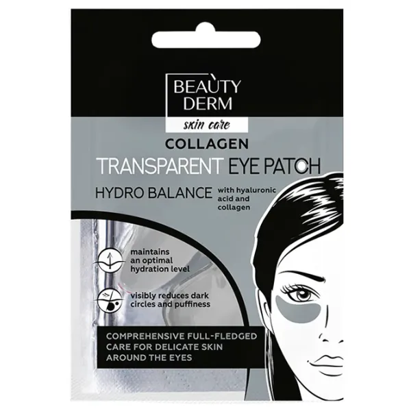 Patch-uri pentru ochi Beauty Derm Transparent Eye Patch Pentru a elimina umflăturile și cercurile întunecate / 2 photo 1