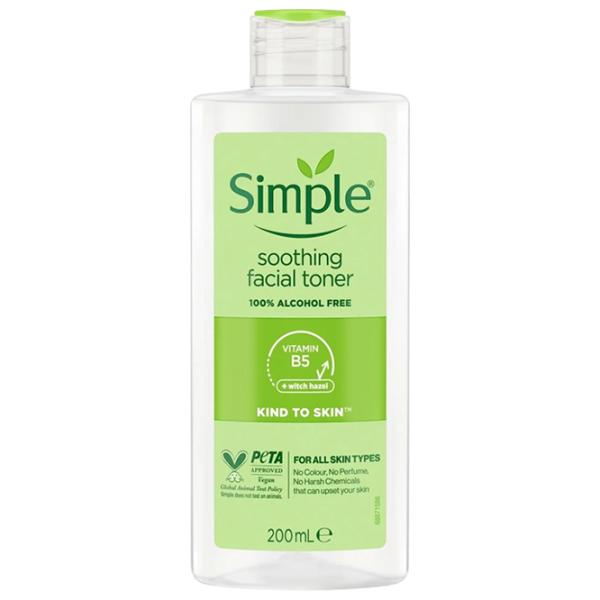 Тонер для лица Simple Soothing Facial Toner 0.2л photo 1