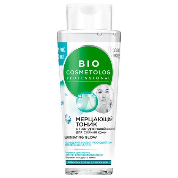 Tonic pentru față Bio Cosmetolog Professional Tonic strălucitor 0.26l photo 1