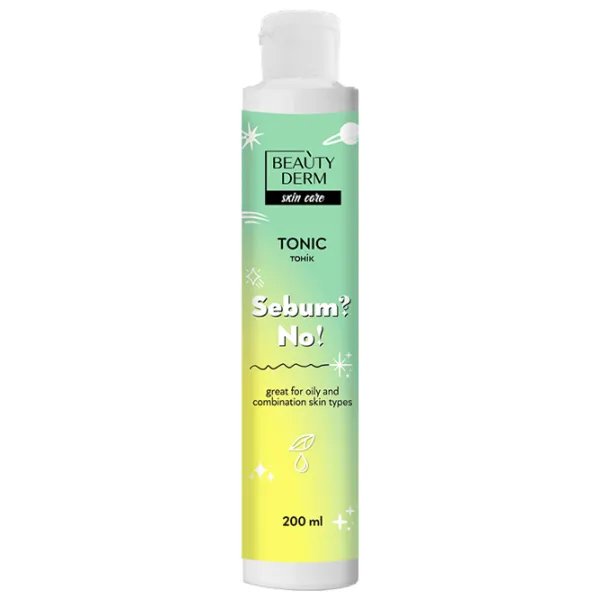 Tonic pentru față Beauty Derm Sebum? No! 0.2l photo 1