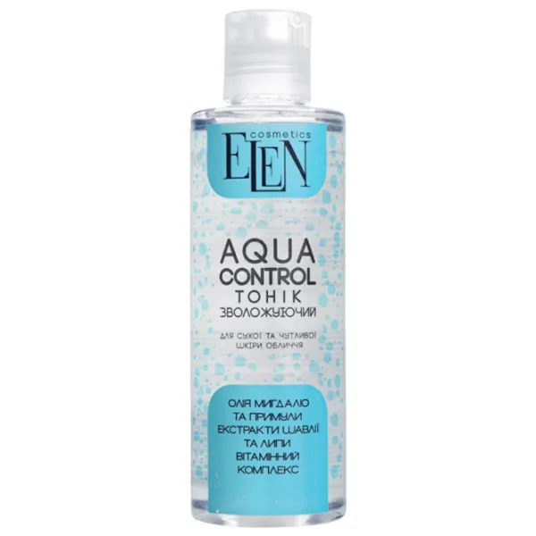 Tonic pentru față Elen Cosmetics Aqua Control 0.2l photo 1