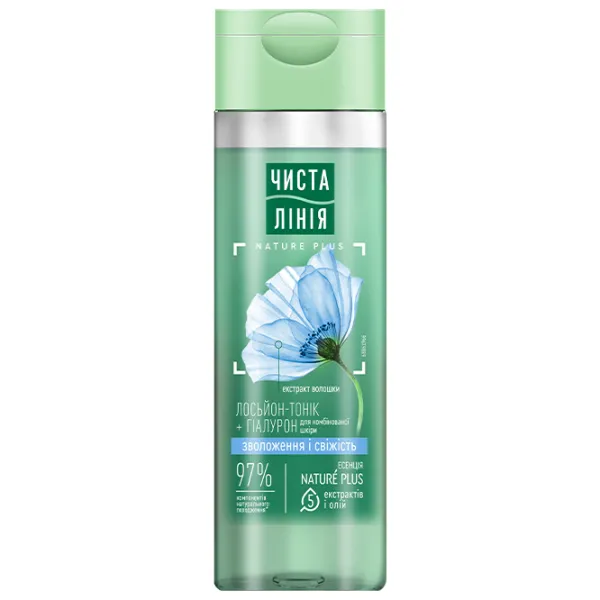 Loțiune-tonic pentru față Чистая Линия Nature Plus 0.1l photo 1