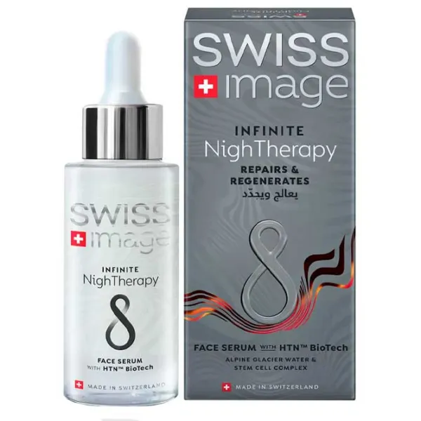 Ser pentru față Swiss Image Infinite Serum Night Therapy 0.03l / Toate tipurile photo 1