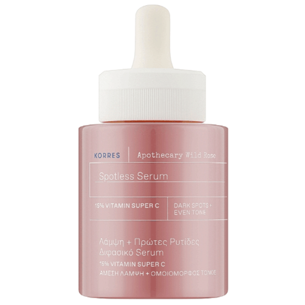Ser pentru față KORRES APOTHECARY WILD ROSE SPOTLESS SERUM 0.03l / Toate tipurile photo 1