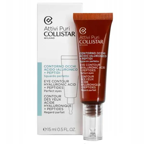 Ser pentru față Collistar Eye Contour Hyaluronic 0.015l / Toate tipurile photo 1