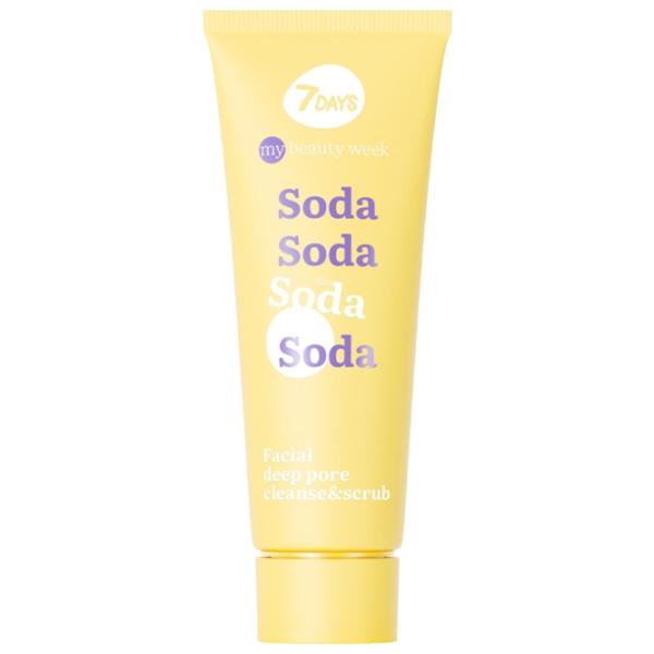 Scrub de față 7DAYS Soda 0.08l / pentru femei photo 1