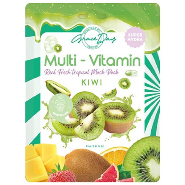Медицинская маска Grace Day Multi-vitamin Kiwi Маска / Все типы photo 1