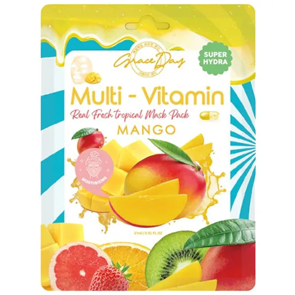 Медицинская маска Grace Day Multi-vitamin Mango Маска / Все типы photo 1