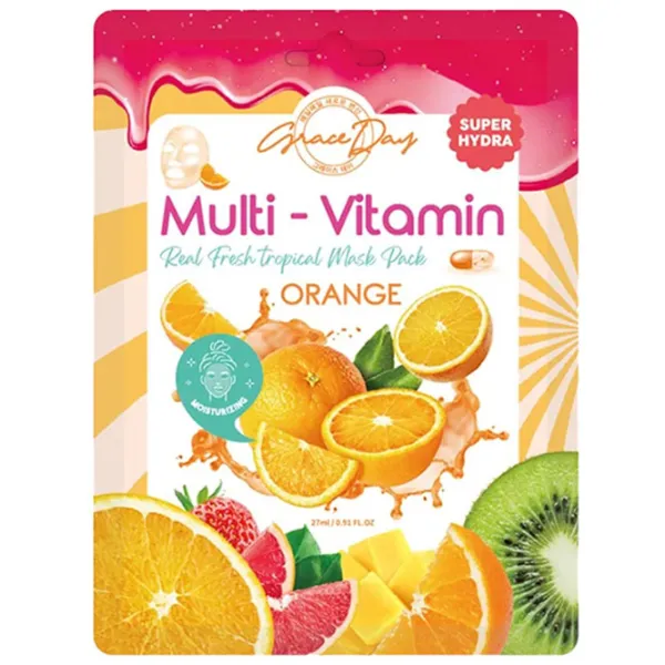 Mască pentru față Grace Day Multi-vitamin Orange Mască / Toate tipurile photo 1