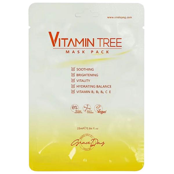Медицинская маска Grace Day Vitamin Tree Маска / Все типы photo 1