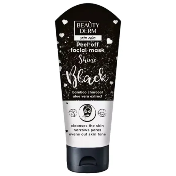 Mască pentru față Beauty Derm Black Exfoliating Mască / Grasă și combinată photo 1
