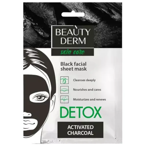 Медицинская маска Beauty Derm ДЕТОКСИКАЦИЯ Маска / Все типы photo 1