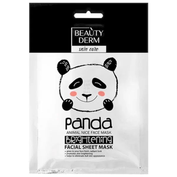 Медицинская маска Beauty Derm Animal panda Маска / Все типы photo 1