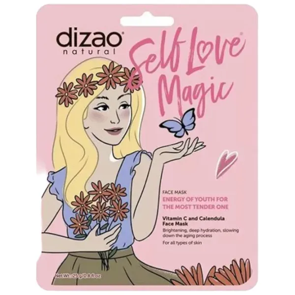 Медицинская маска Dizao Vitamin C and calendula Маска / Все типы photo 1