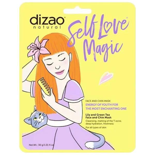 Медицинская маска Dizao Lily & Green Tea Маска / Все типы photo 1