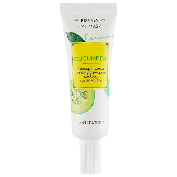 Mască pentru ochi KORRES Cucumber Anti-Fatigue Eye Mask Mască / Toate tipurile photo 1
