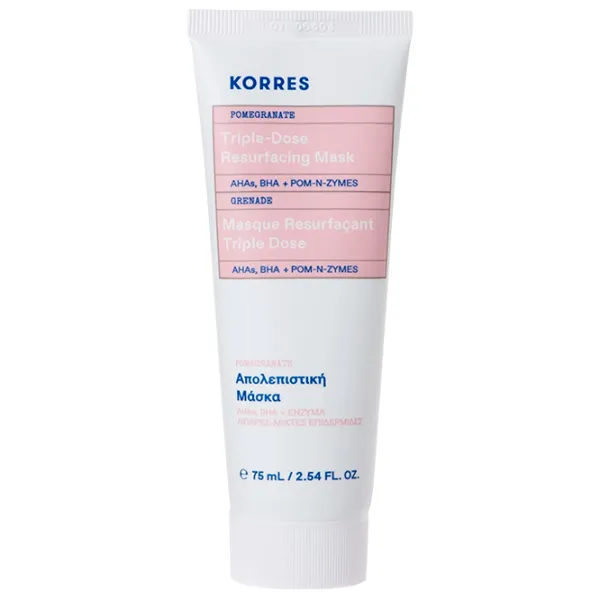 Медицинская маска KORRES Triple-Dose Resurfacing Mask Pomegranate Маска / Все типы photo 1