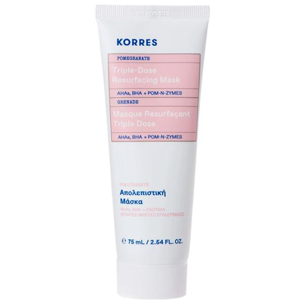 Медицинская маска KORRES Triple-Dose Resurfacing Mask Pomegranate Маска / Все типы photo 1
