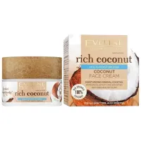 Cremă pentru față Eveline Cosmetics Rich Coconut Toate tipurile / 0.05l