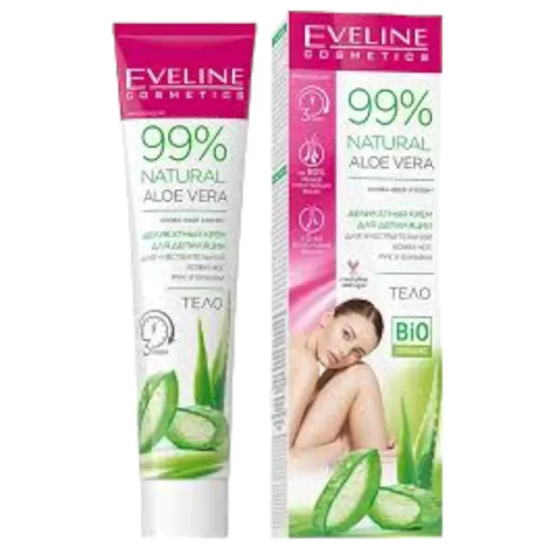 Cremă pentru față Eveline Cosmetics 99% Natural Toate tipurile / 0.125l photo 1