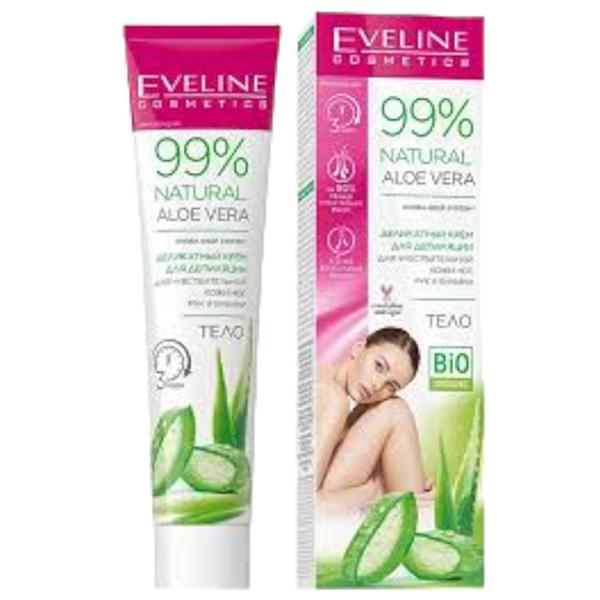 Cremă pentru față Eveline Cosmetics 99% Natural Toate tipurile / 0.125l photo 1