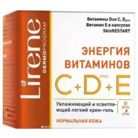 Крем для лица Lirene Lirene Energia Vitaminelor C+D+E Нормальная / 0.05л